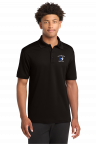 Black Men's Sport-Tek PosiCharge Micro-Mesh Polo with Embroidered Child Care Skills Logo